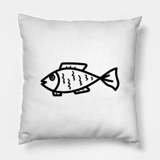 Fish Graphic Pillow