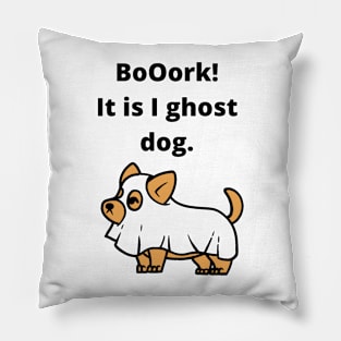 Ghost Dog Pillow