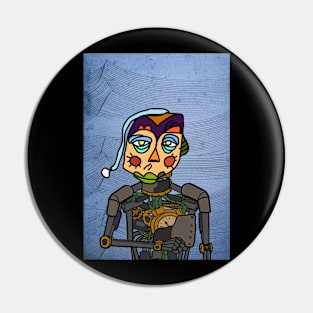 NFT - Futuristic Robot Character Pin