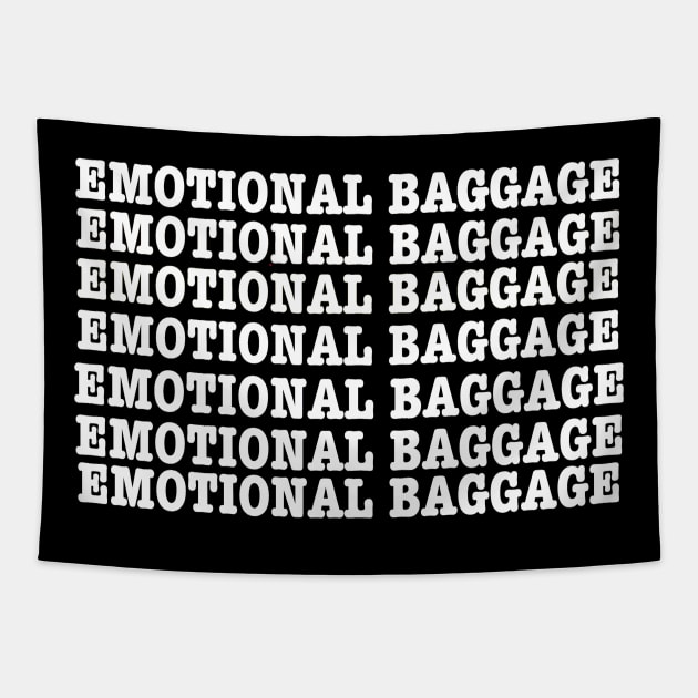 Emotional baggage minimal pattern Tapestry by Mermaidssparkle