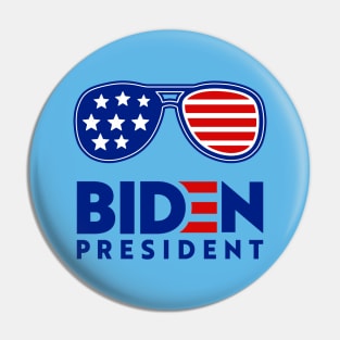 Biden Sunglasses American Flag Pin