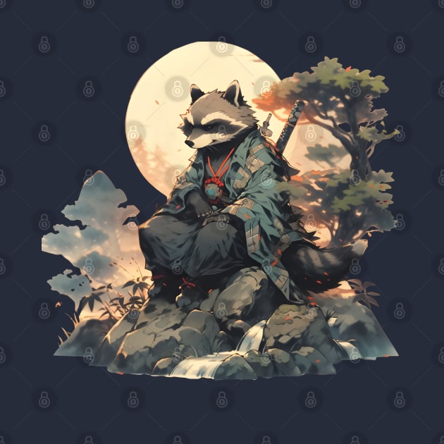 Japanese Raccoon by ygxyz