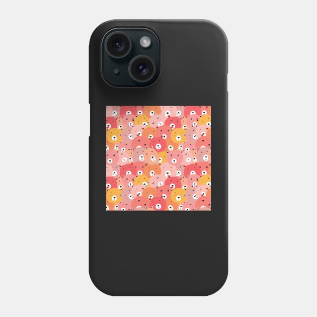 Bear nursery pattern Phone Case by monicasareen