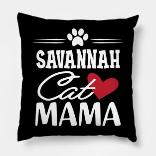 Savannah Cat Mama Pillow