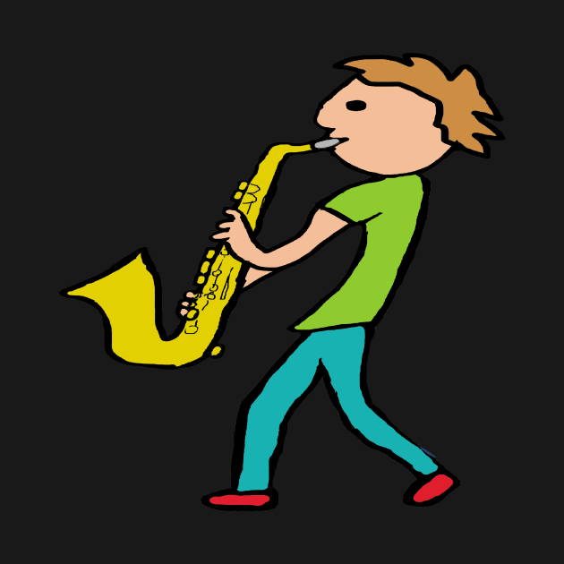 Saxophone by Mark Ewbie