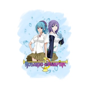 Rosario Vampire - Kurumu and Mizore T-Shirt