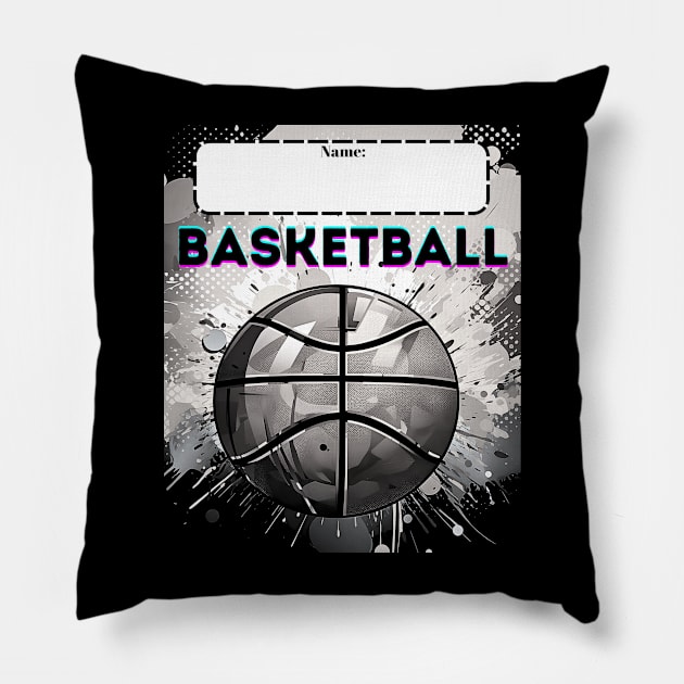 Custom Name Basketball Pillow by MaystarUniverse