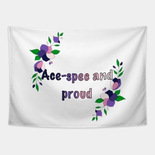 Ace-spec and proud floral design Tapestry