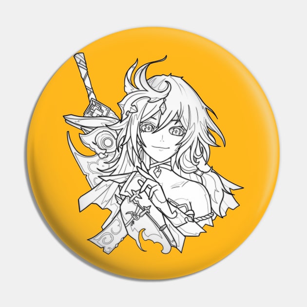 Honkai Impact Pin by weirdesigns