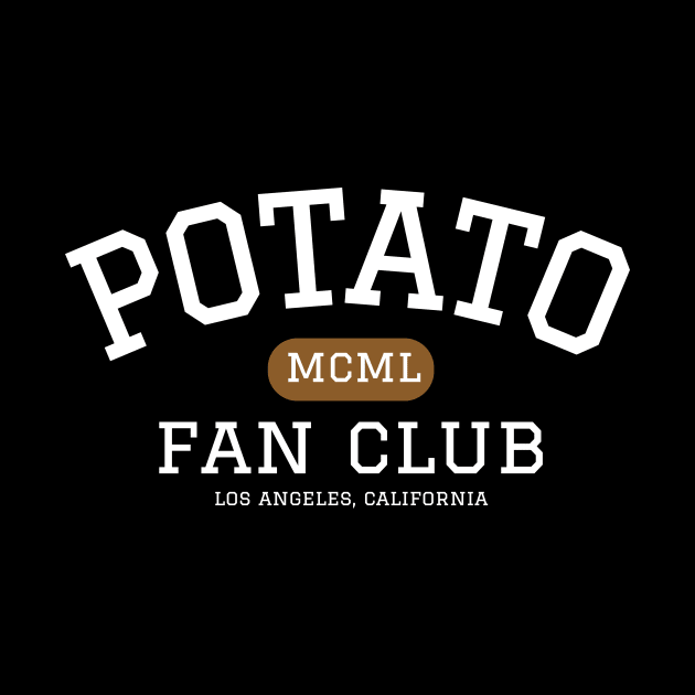 Potato Fan Club Los Angeles California Athletic by DesignArchitect