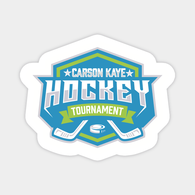 2023 Carson Kaye Memorial Ice Hockey Tournament T-Shirt New Logo Magnet by carsonkayefoundation