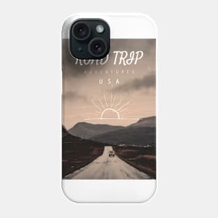 Vintage Retro Road Trip Adventures USA Phone Case