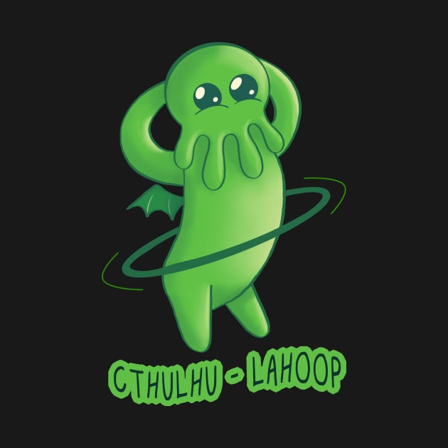 Cthulhu-Lahoop- Cute HP Lovecraft Monster by IceTees