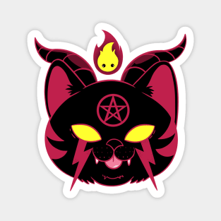 Demon Cat Magnet