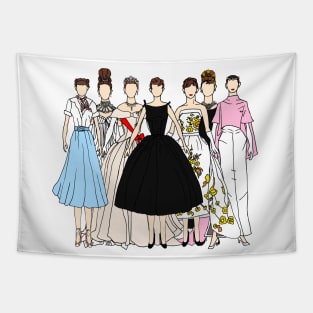 High Fashion Girls Tapestry