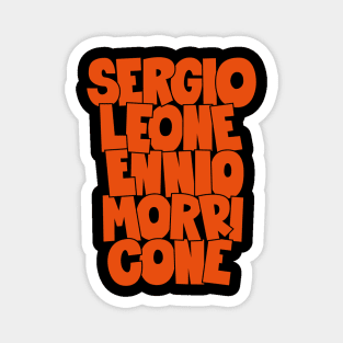 Sergio Leone and Enio Morricone - Cinema Masters Magnet