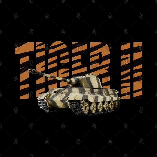 German Tiger II MBT Tank King Tiger by Dirty Custard Designs 