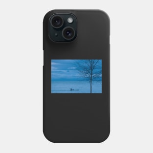 Paddler at Dusk Phone Case