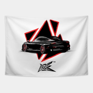 mazda rx7 black Tapestry