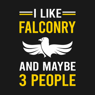 3 People Falconry Falconer T-Shirt