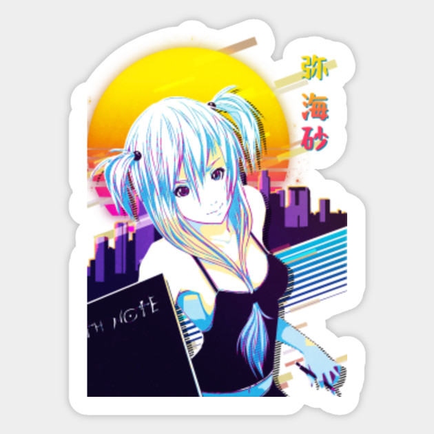Death Note Misa Amane Death Note Sticker Teepublic