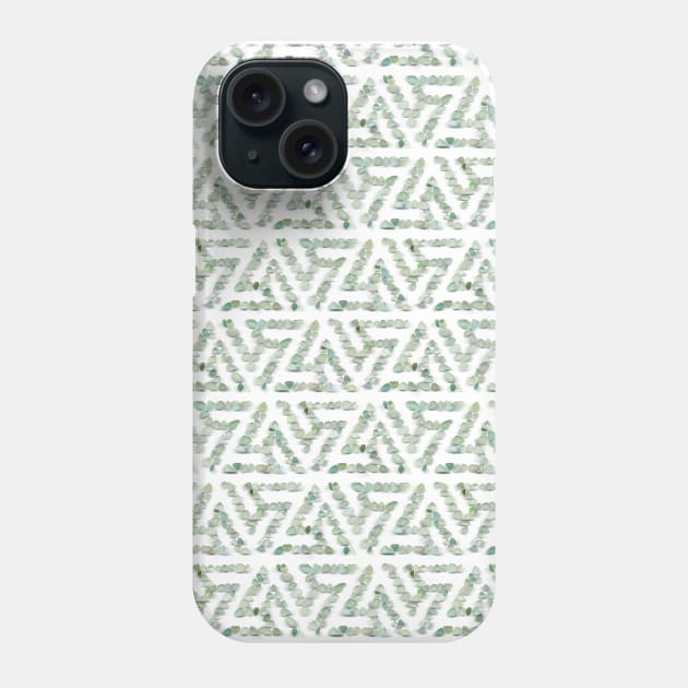 Sea glass - green triskelion Phone Case by crumpetsandcrabsticks