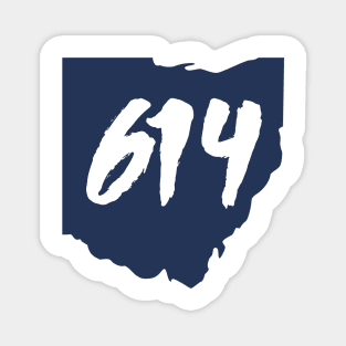 Columbus Ohio 614 Area Code Magnet