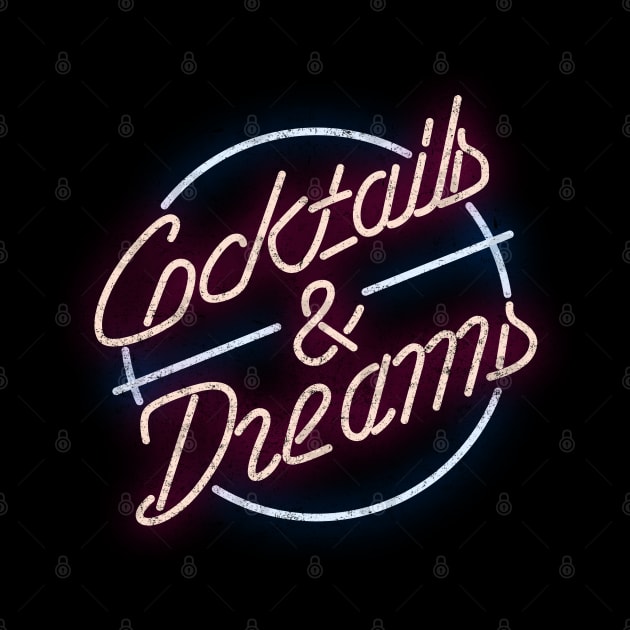 Cocktails & Dreams - vintage logo by BodinStreet