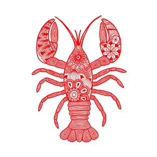 Lobster (red and white vertical) T-Shirt