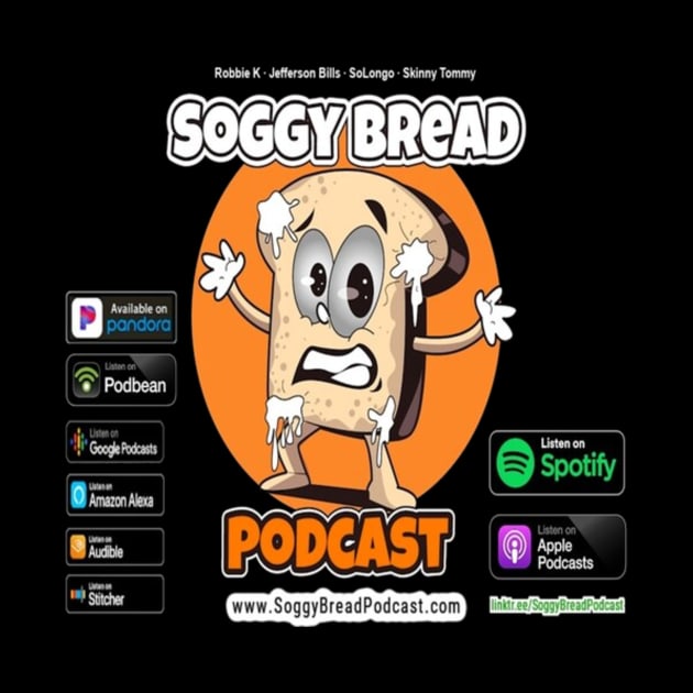 Logo with promotion. by Soggy Bread Podcast