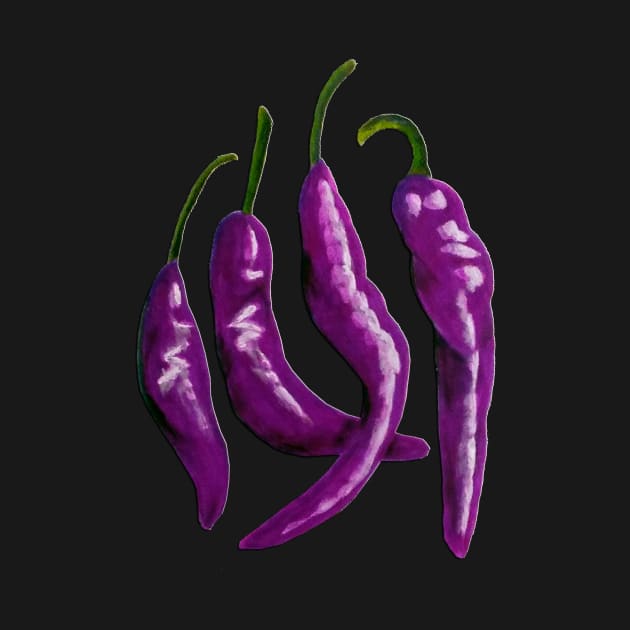 Chili Peppers by PaintingsbyArlette