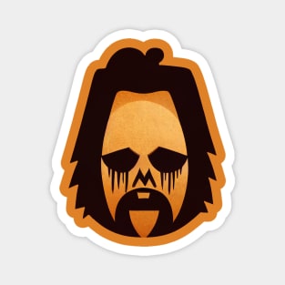 Big Lebowski Jack O Lantern Magnet