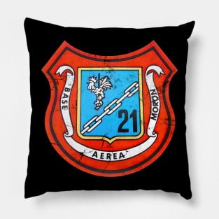 Spanish Air Army - Retro Faded Style Design Pillow