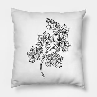 Contour Orchid Pillow