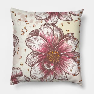 Retro Vintage 256 Pillow