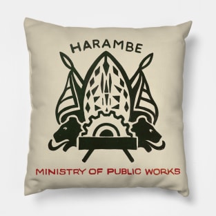 Harambe Ministry of Public Works Pillow