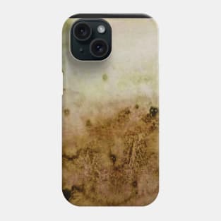 Brown green watercolor gradient  design Phone Case