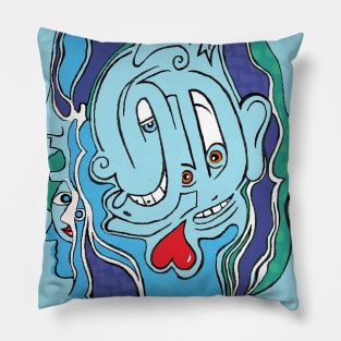 JD Tarheel doodleflow Pillow