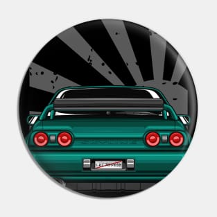 Monster Skyline GT-R R32 (Green Emerald) Pin