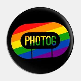 Derby Photographer Pride Pin