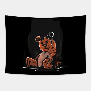 Sad teddy bear Tapestry