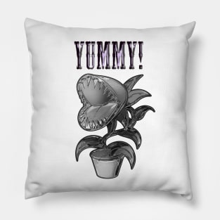 metallic Flytrap design Pillow