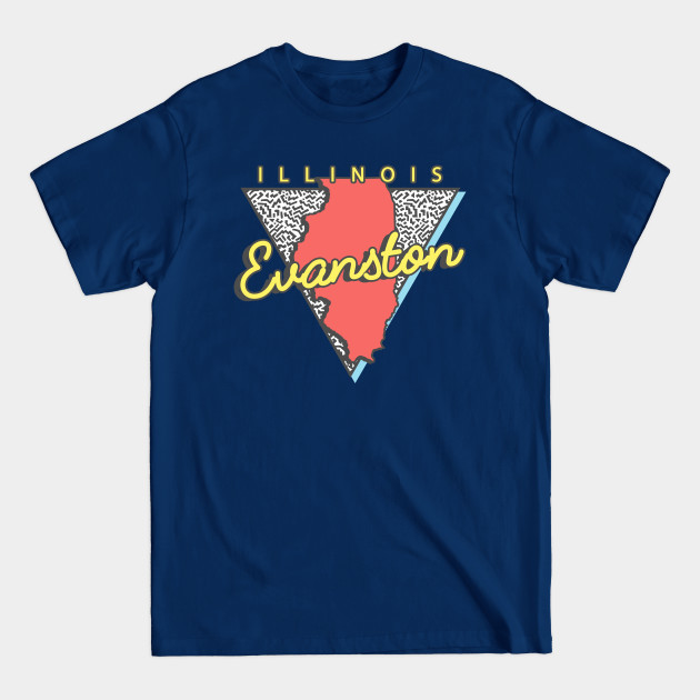 Disover Evanston Illinois Triangle - Evanston - T-Shirt