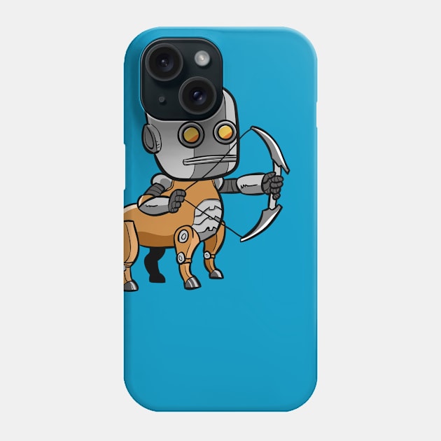 Sagittarius Robotic Zodiac Sign Phone Case by wtama