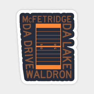 Streets Of Soldier Field (Chicago Bears) Magnet