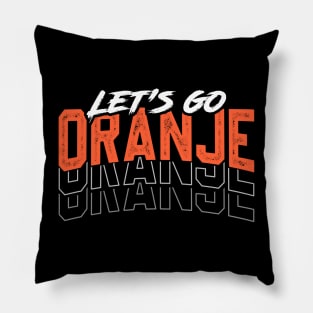 Go Oranje Netherlands Pillow