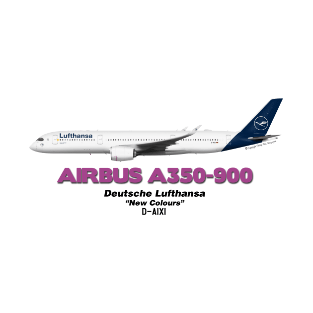 Airbus A350-900 - Deutsche Lufthansa "New Colours" by TheArtofFlying