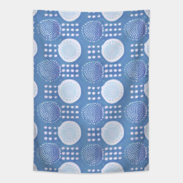 Easter Bubbles Powder Blue (MD23ETR005b) Tapestry by Maikell Designs