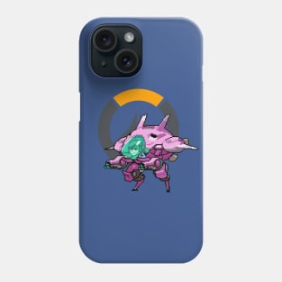 Overwatch - 16-Bit D. Va W/ Logo Phone Case