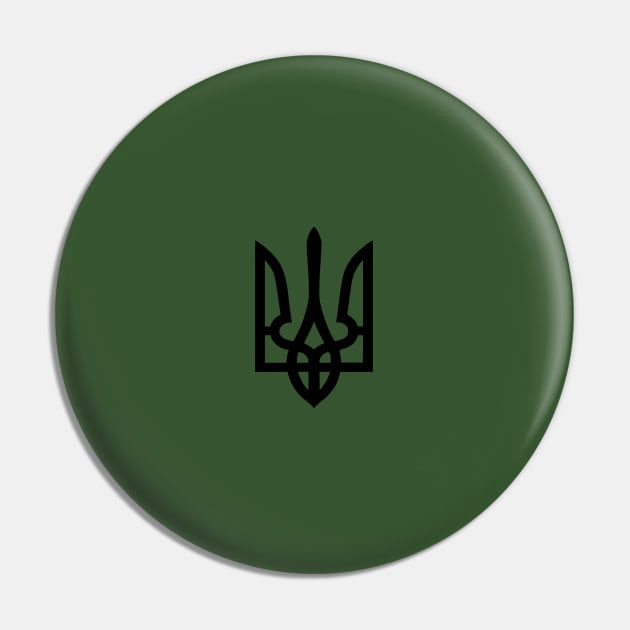 Ukrainian Tryzub Symbol Pin by Yasna